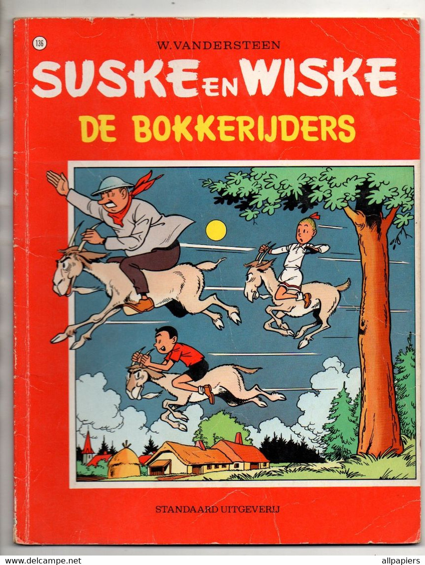 Suske En Wiske N°136 De Bokkerijders Par Vandersteen - Standaard Uitgeverij De 1977 - D/1972/0034/318 - Suske & Wiske