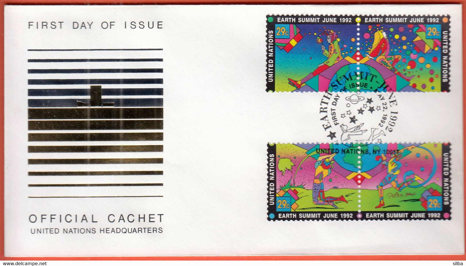 United Nations New York 1992 / EARTH SUMMIT / FDC - Cartas & Documentos