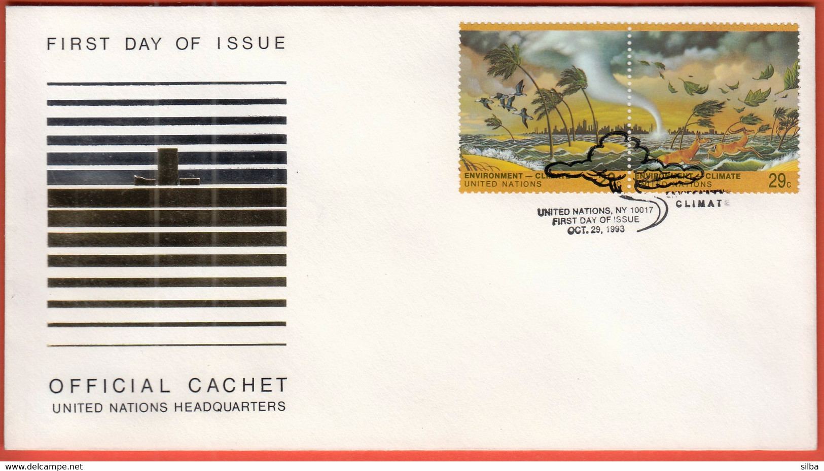 United Nations New York 1993 / Environment - Climate / FDC - Covers & Documents