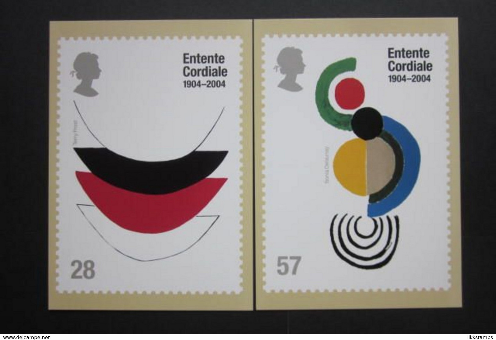 2004 THE CENTENARY OF THE ENTENTE CORDIALE P.H.Q. CARDS UNUSED, ISSUE No. 263 (B) #01519 - PHQ Cards