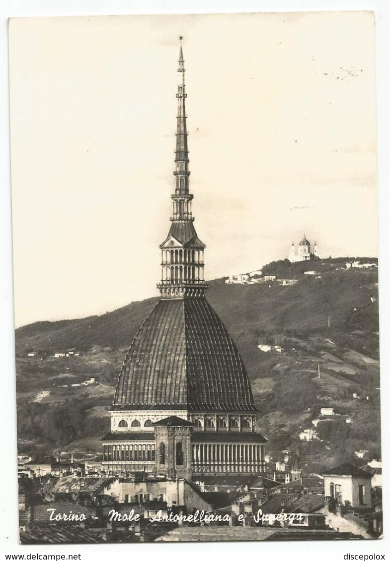 AB5240 Torino - Mole Antonelliana E Basilica Di Superga / Viaggiata 1957 - Mole Antonelliana