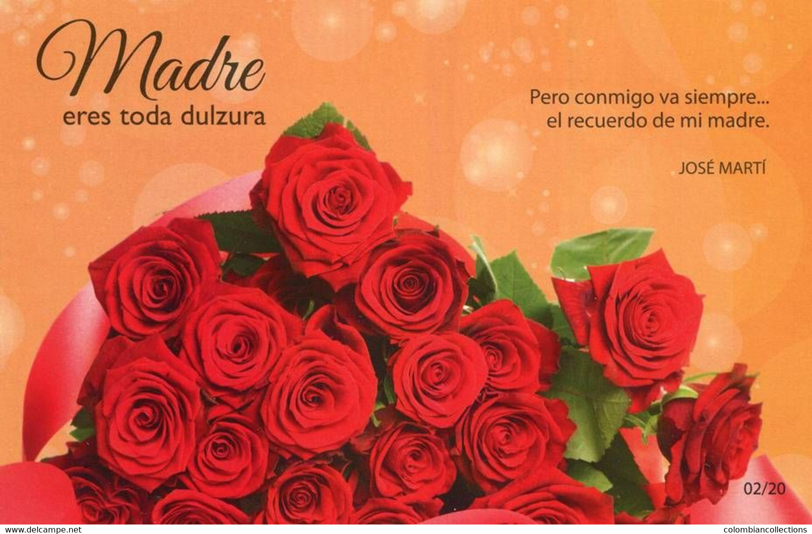Lote PEP 1397, Cuba, Entero Postal Stationery, Felicidades Mama, 2017, 2-20, Mother Day, Rosas, Flower - Maximumkarten
