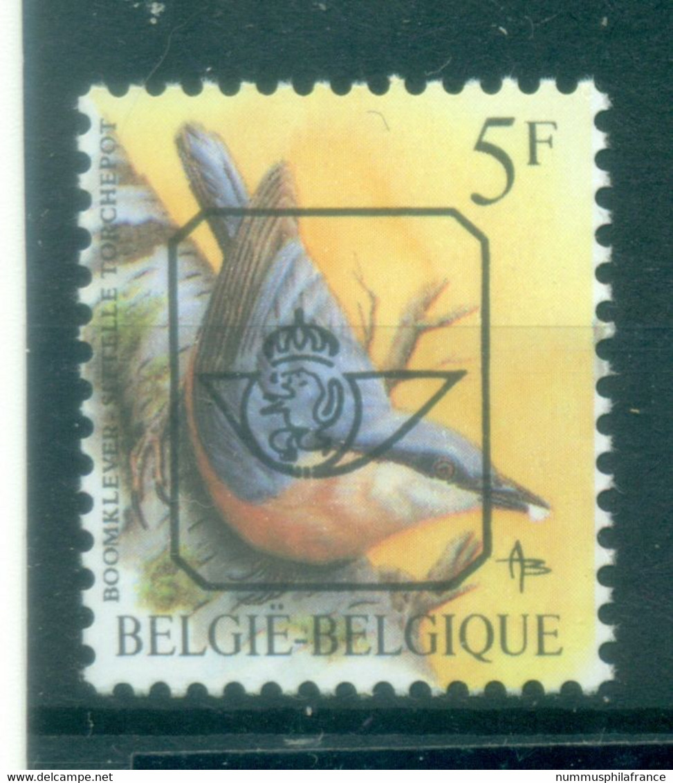 Belgique 1988 - Y & T  N. 500 Préoblitéré - Oiseaux (Michel N. 2346 Z V) - Typos 1986-96 (Oiseaux)