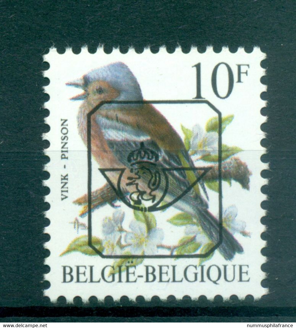 Belgique 1990 - Y & T  N. 512 Préoblitéré - Oiseaux (Michel N. 2404 Y) - Typos 1986-96 (Oiseaux)