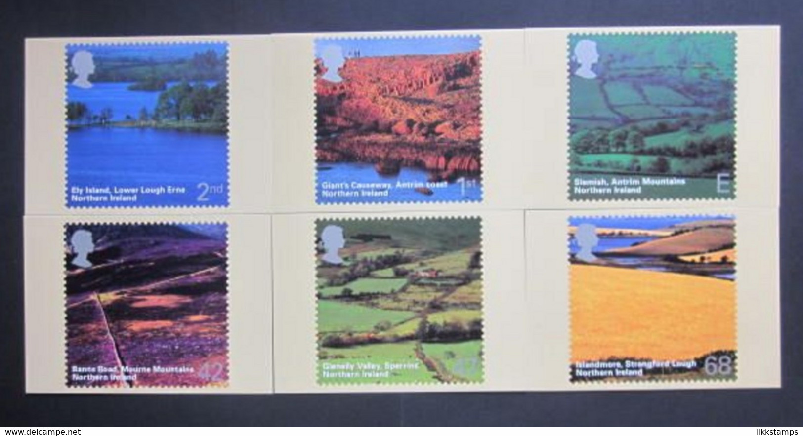 2004 A BRITISH JOURNEY ( 2nd SERIES ): NORTHERN IRELAND P.H.Q. CARDS UNUSED, ISSUE No. 262 (B) #01520 - PHQ Cards