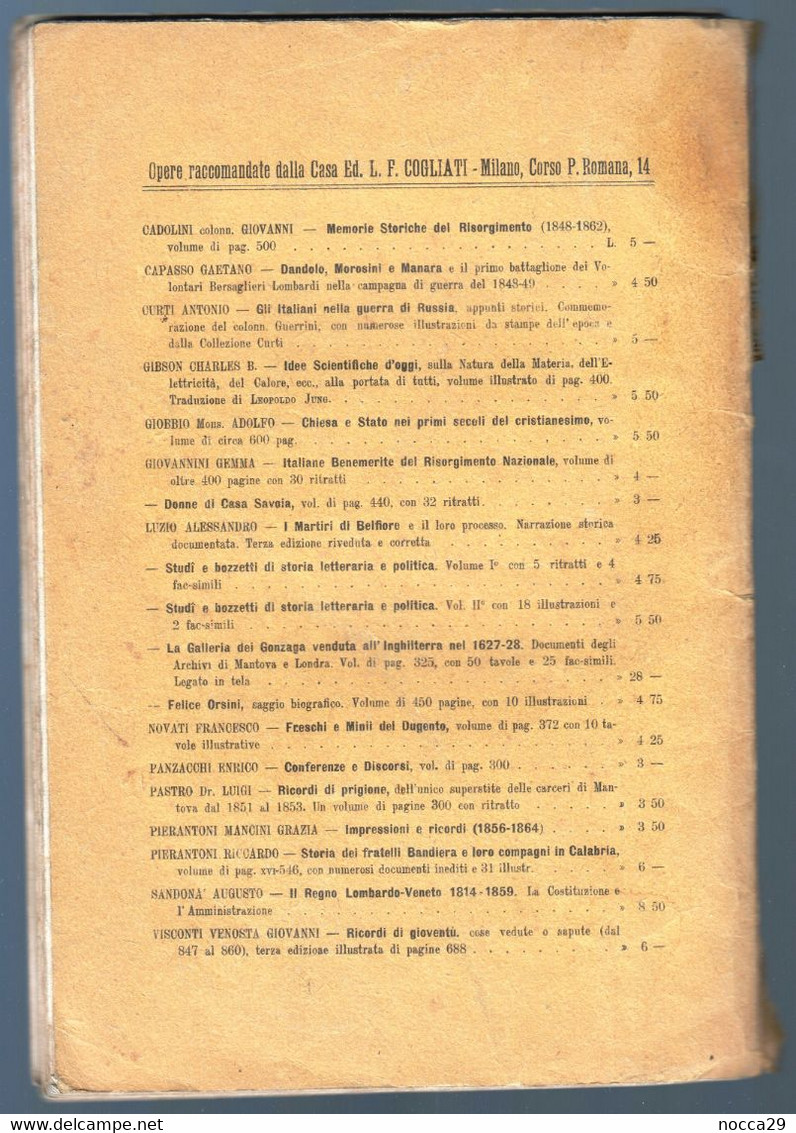LIBRETTO DEL 1918 LA MASSONERIA SOTTO IL REGNO ITALICO DI ALESSANDRO LUZIO (STORICO DI SAN SEVERINO MARCHE)  (STAMP195) - Société, Politique, économie