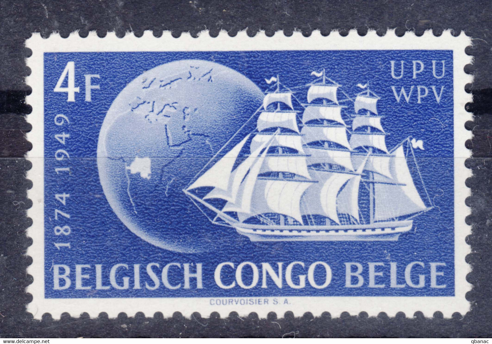 Belgian Congo, Congo Belge 1949 Mi#290 Mint Hinged - Nuovi