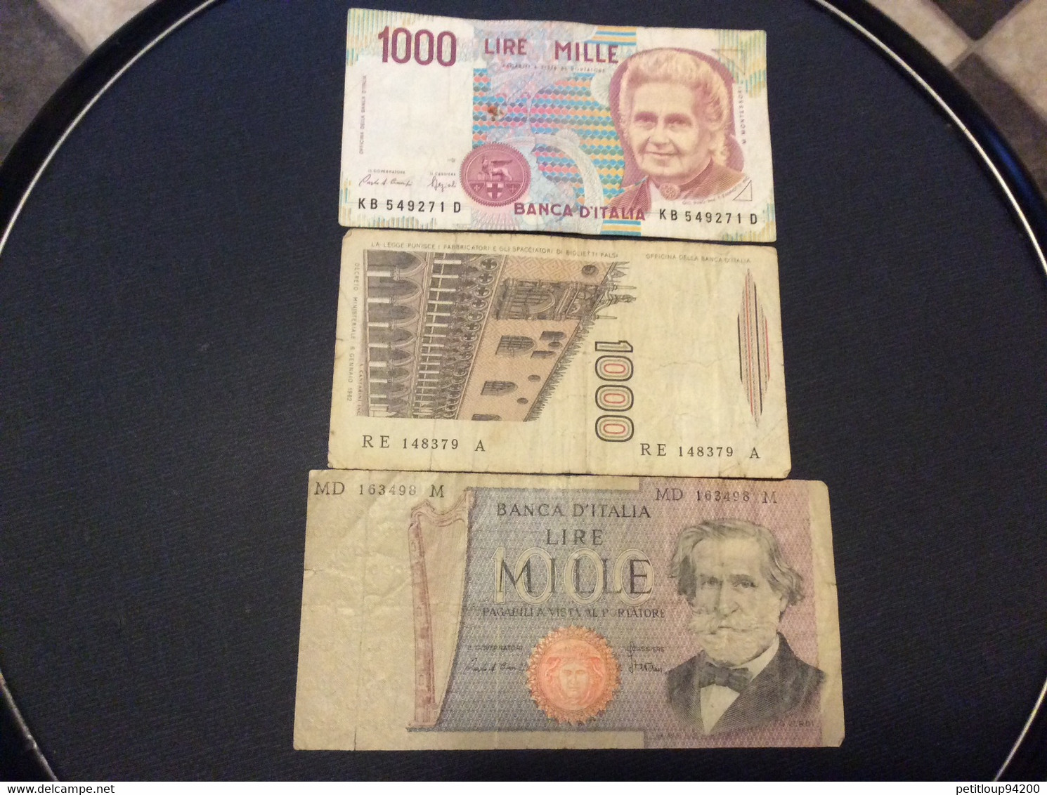 LOT 3 Billets  ITALIE  *100 *1000 *1000 - Collections