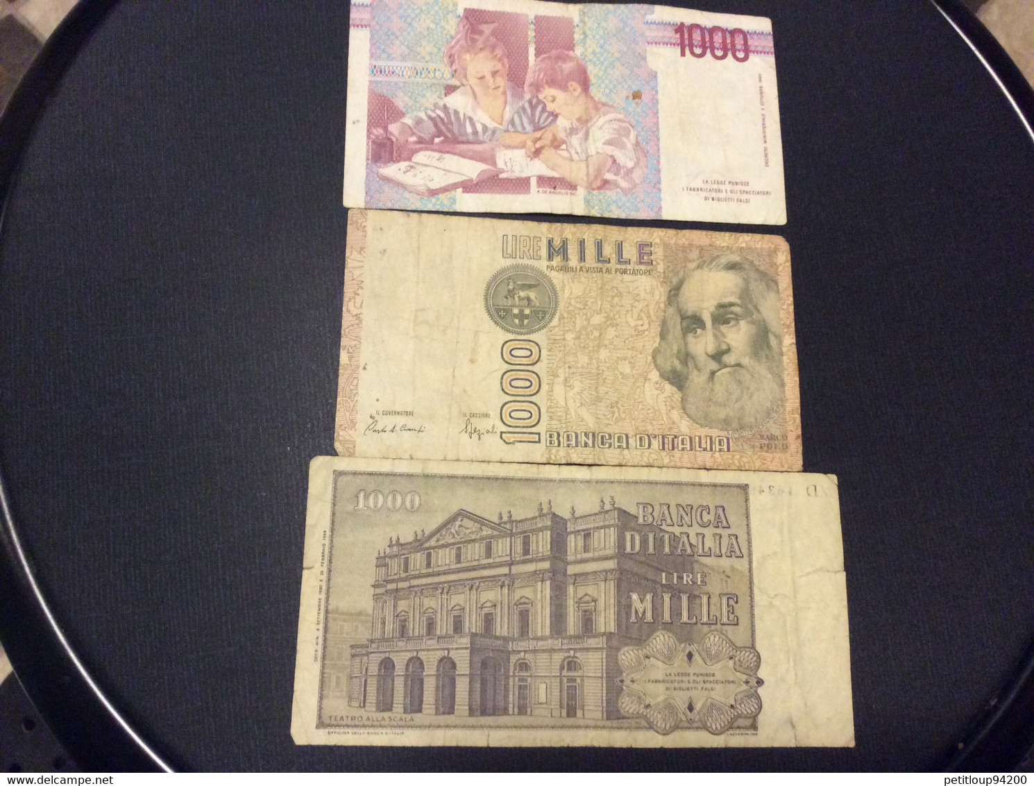 LOT 3 Billets  ITALIE  *100 *1000 *1000 - Verzamelingen