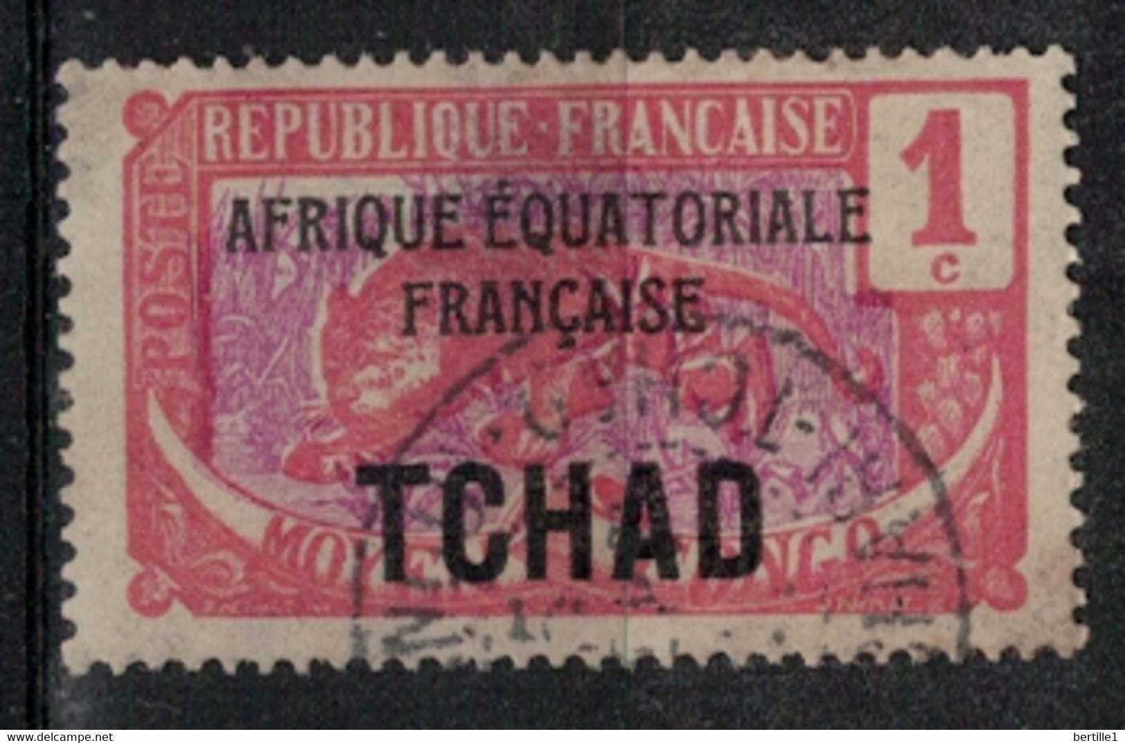 TCHAD        N°  YVERT :  19  ( 2  ) OBLITERE       (OB 10 / 16 ) - Used Stamps