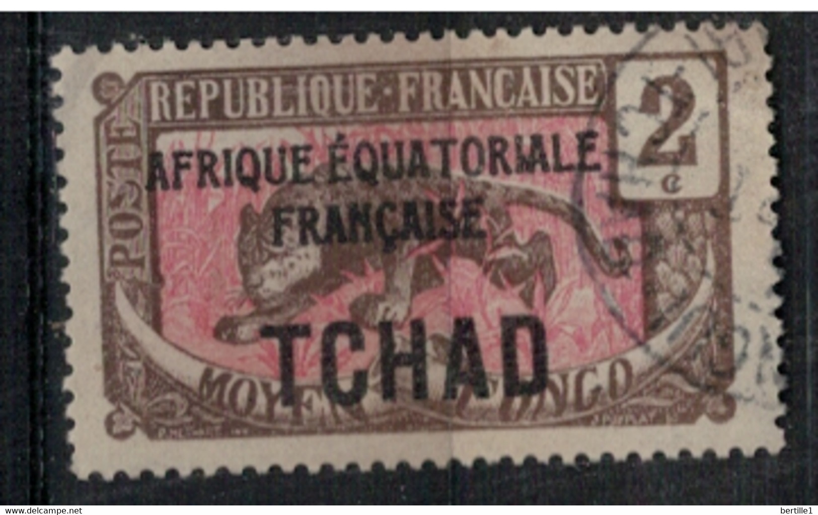 TCHAD        N°  YVERT :  20  OBLITERE       (OB 10 / 16 ) - Used Stamps