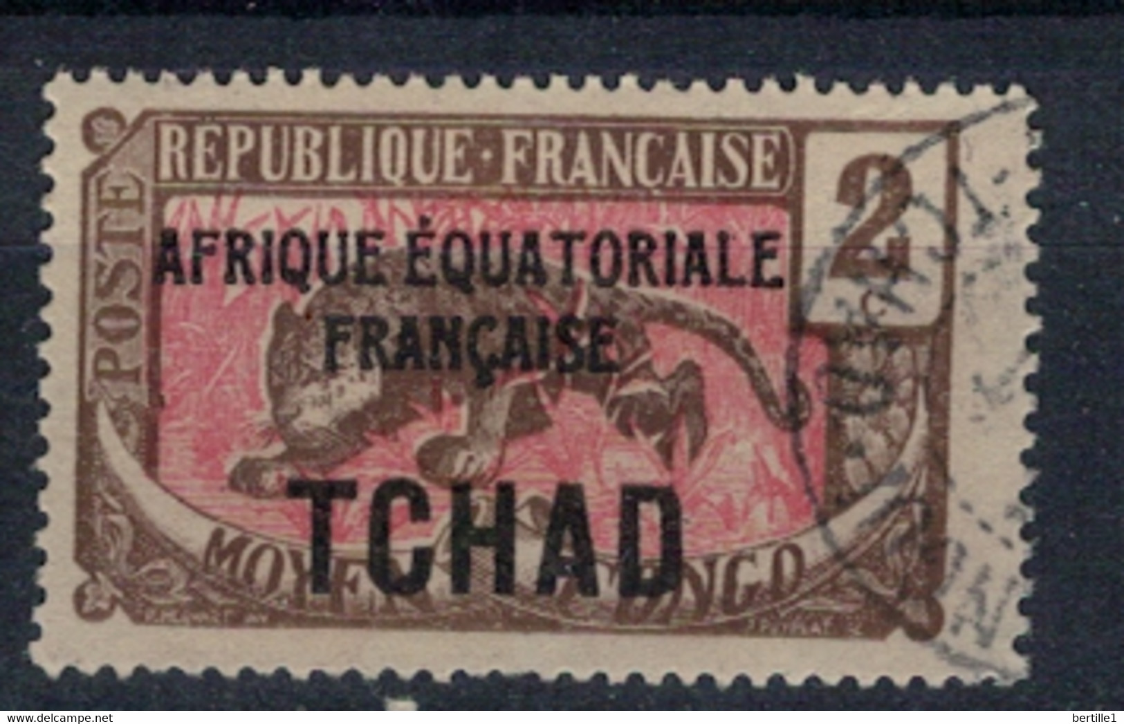 TCHAD        N°  YVERT :  20   ( 3 ) OBLITERE       (OB 10 / 16 ) - Used Stamps