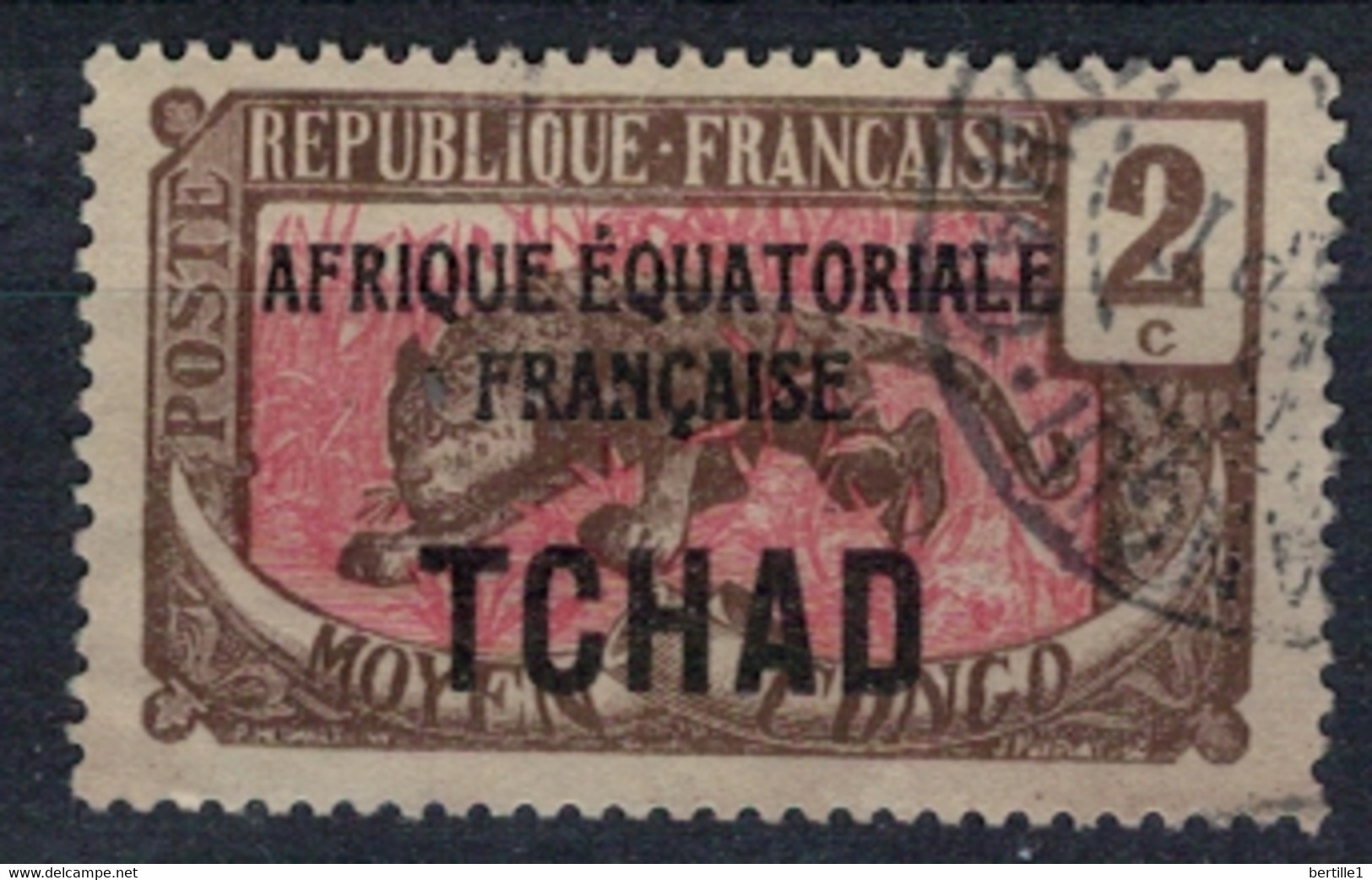 TCHAD        N°  YVERT :  20   ( 4 ) OBLITERE       (OB 10 / 16 ) - Used Stamps