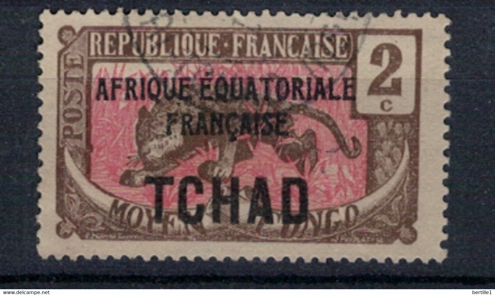 TCHAD        N°  YVERT :  20   ( 5 ) OBLITERE       (OB 10 / 16 ) - Used Stamps