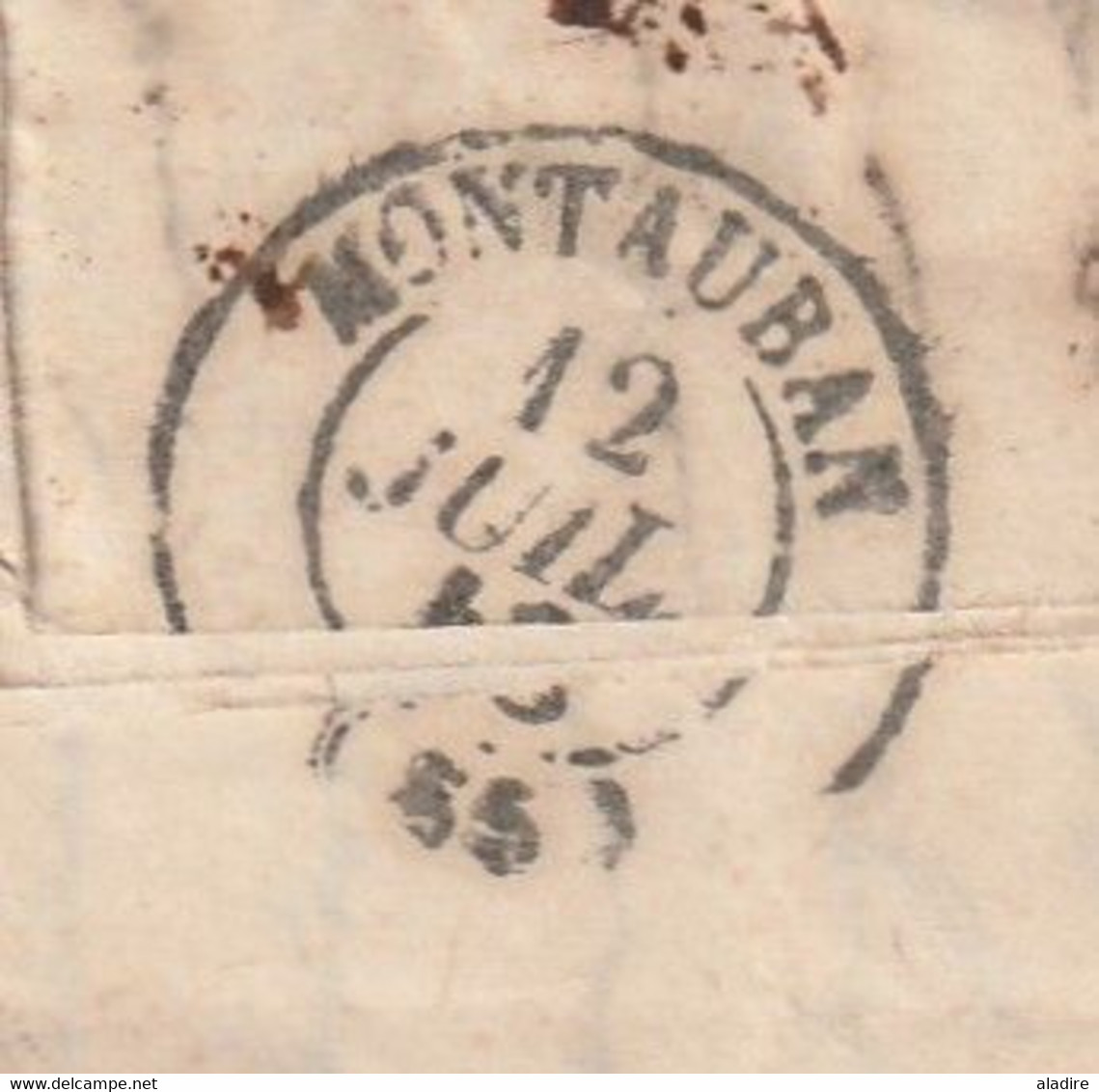 1848 - Lettre Pliée Avec Corresp De 3 Pages De SABLAYROLLES, Postée à BRASSAC Sur L'Agout, Tarn Vers Nègrepelisse - 1801-1848: Précurseurs XIX