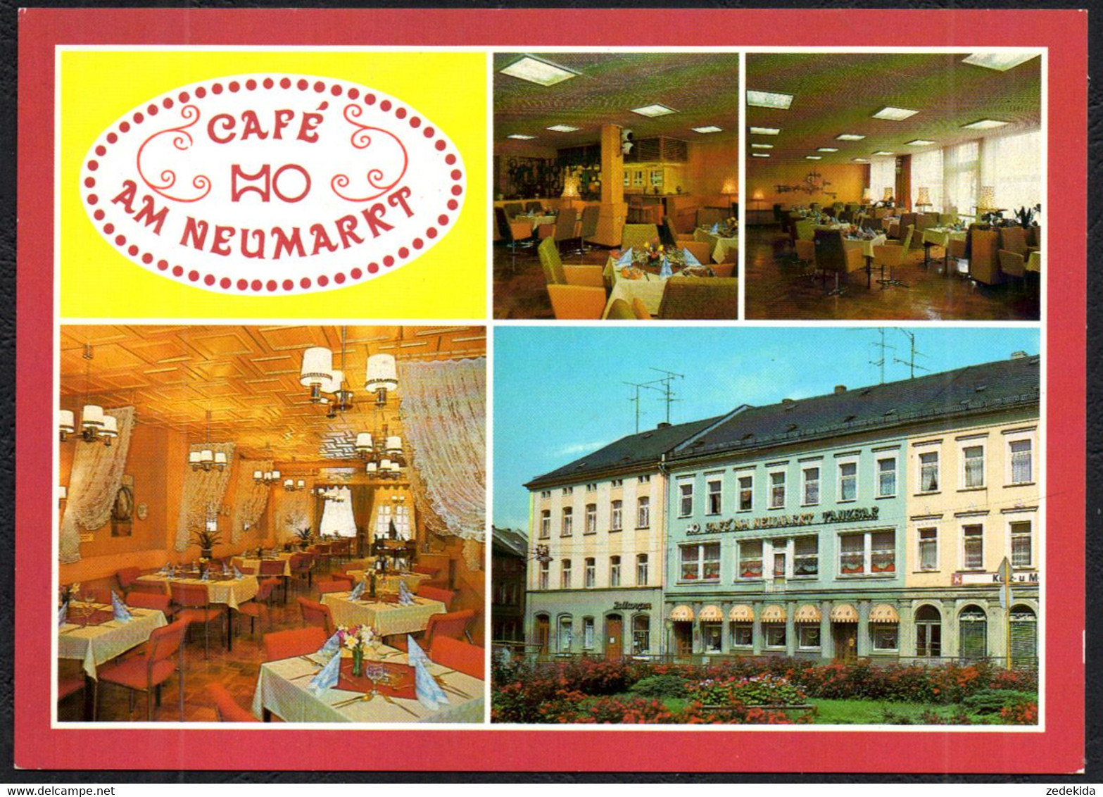 F7951 - TOP Schleiz - Cafe Am Neumarkt Innenansicht - Bild Und Heimat Reichenbach - Schleiz