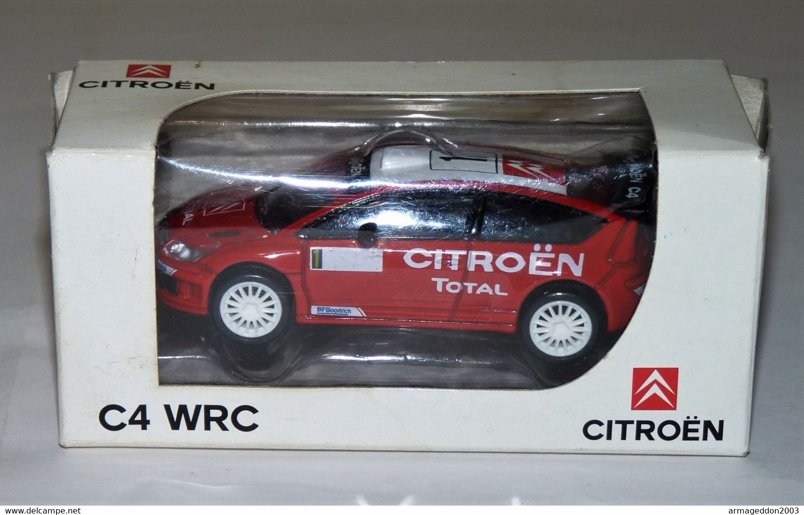 VOITURE MINIATURE NOREV CITROEN C4 WRC SPORT TATAL NEUVE EN BOITE - Norev