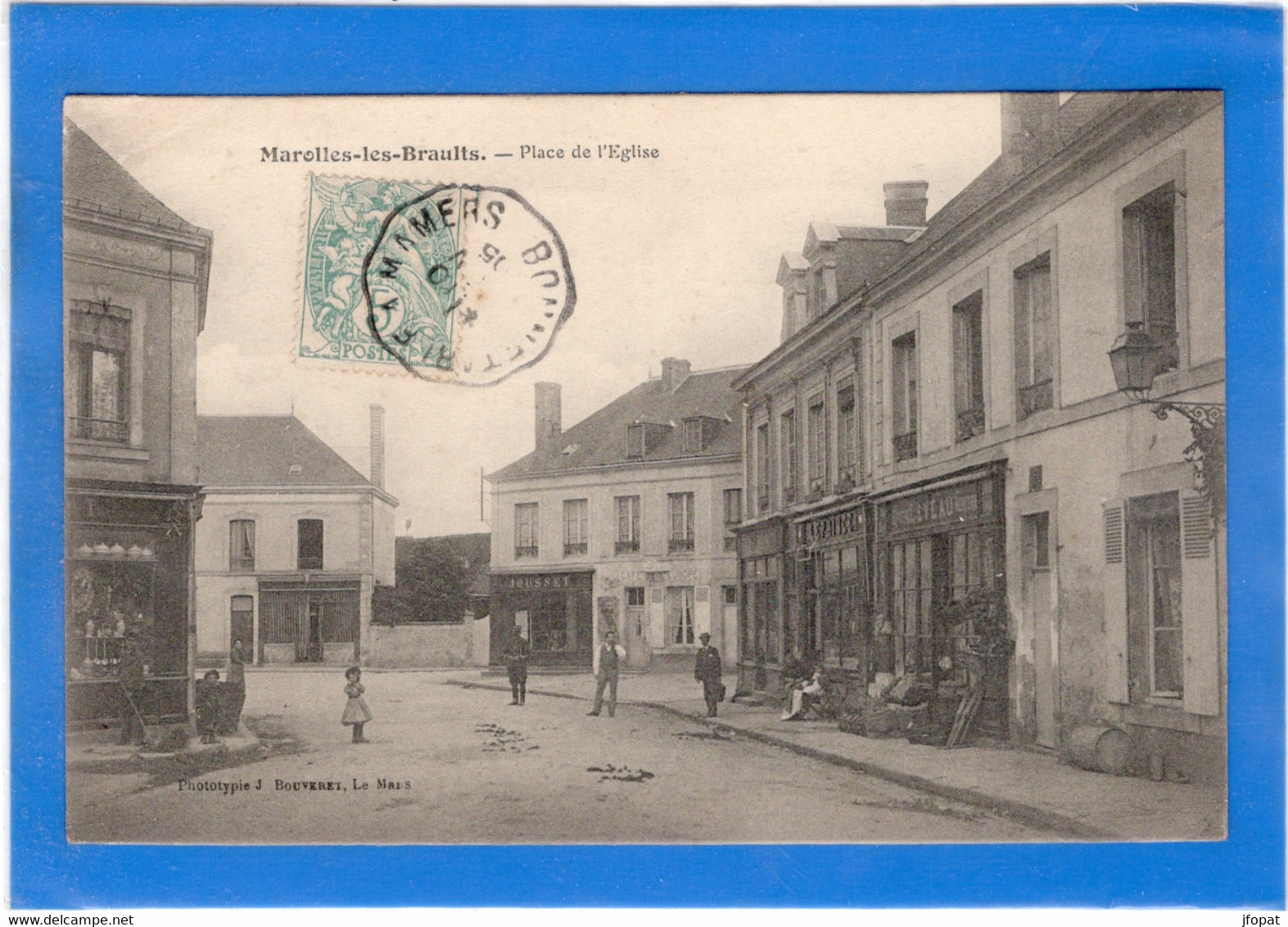 72 SARTHE - MAROLLES LES BRAULTS Place De L'Eglise - Marolles