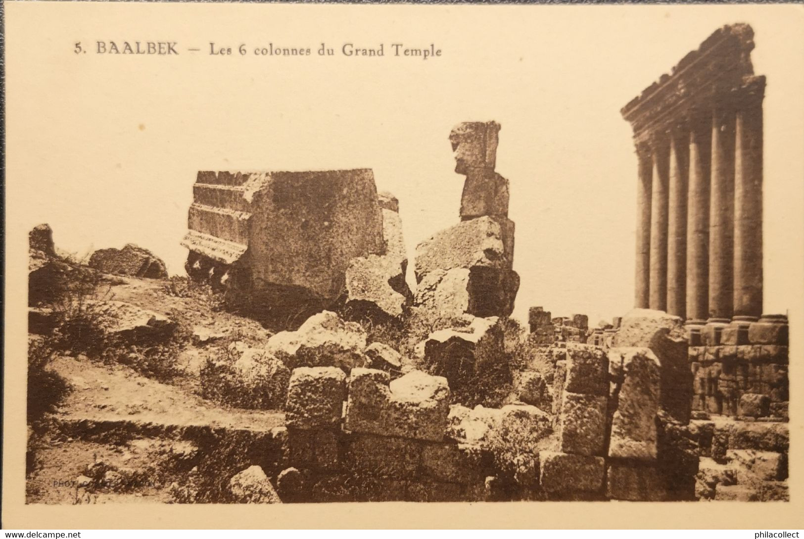 Libanon - Baalbek // Les 6 Colonnes Du Grand Temple 19?? - Lebanon