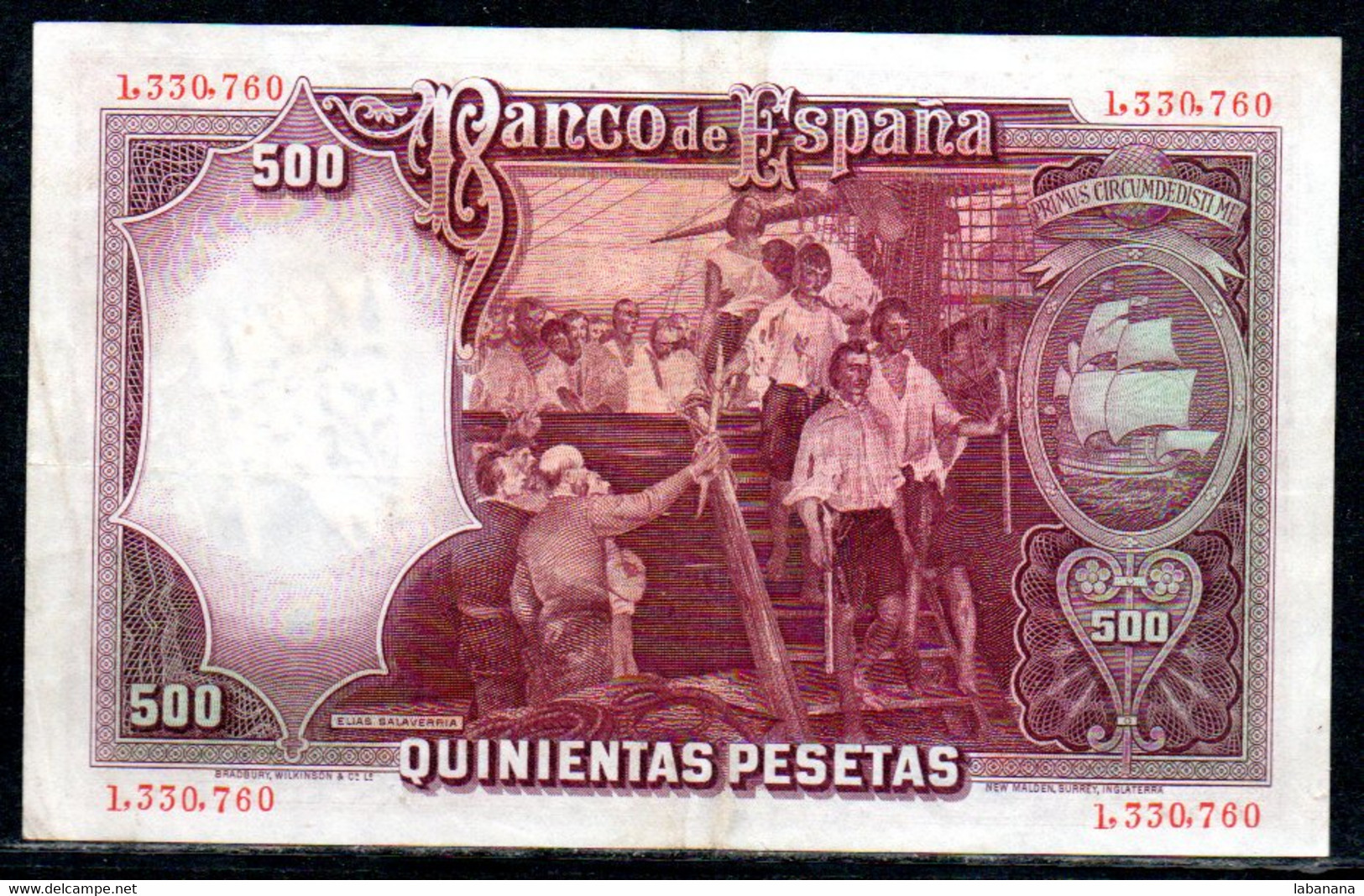 659-Espagne 500 Pesetas 1931 L330 - 500 Peseten