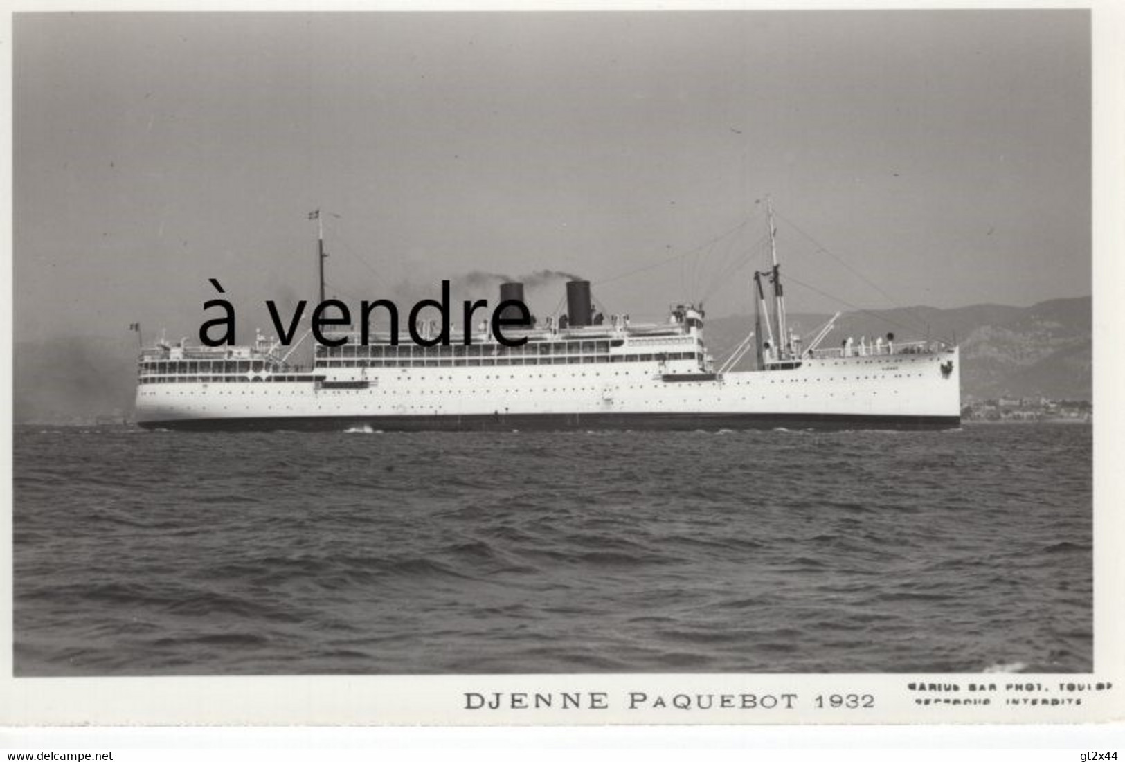 DJENNE, Paquebot, 1932 - Steamers