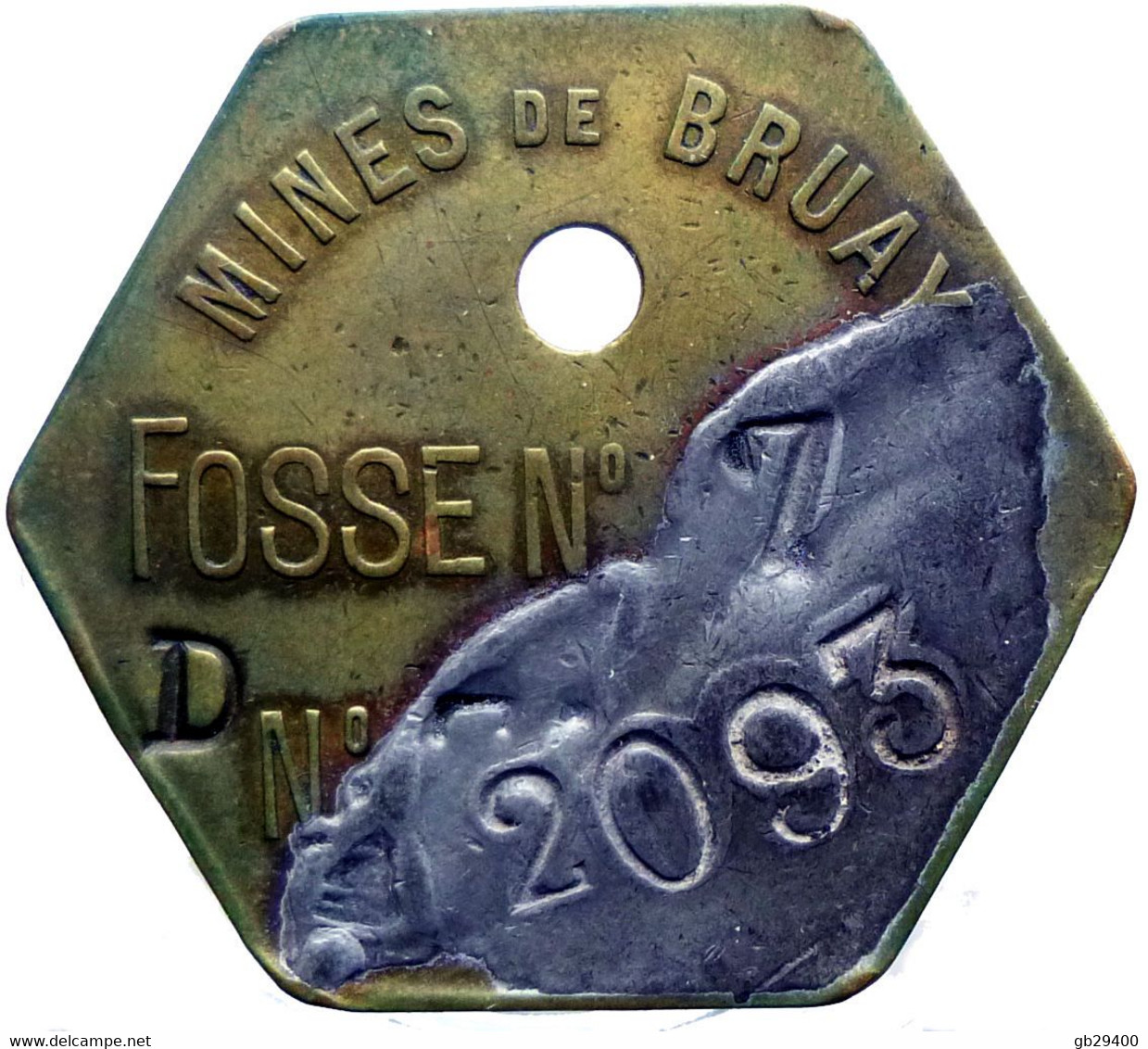 BRUAY En Artois  - Jeton Des Mines De Bruay (9214-2) - Professionnels / De Société