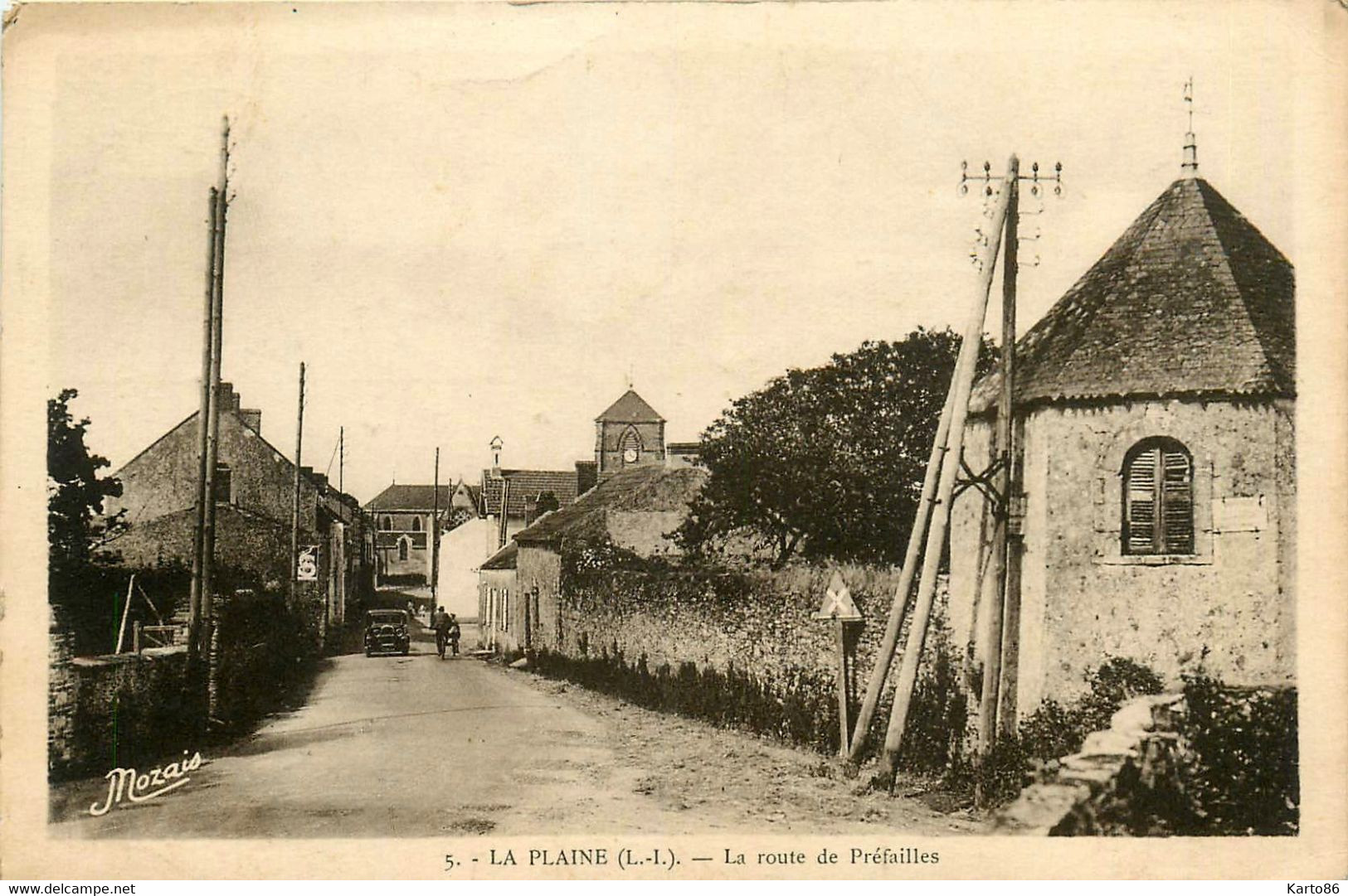 La Plaine Sur Mer * La Route De Préfailles - La-Plaine-sur-Mer