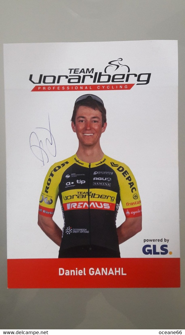 Daniel Ganahl Team Vorarlberg 2022 Signée - Wielrennen