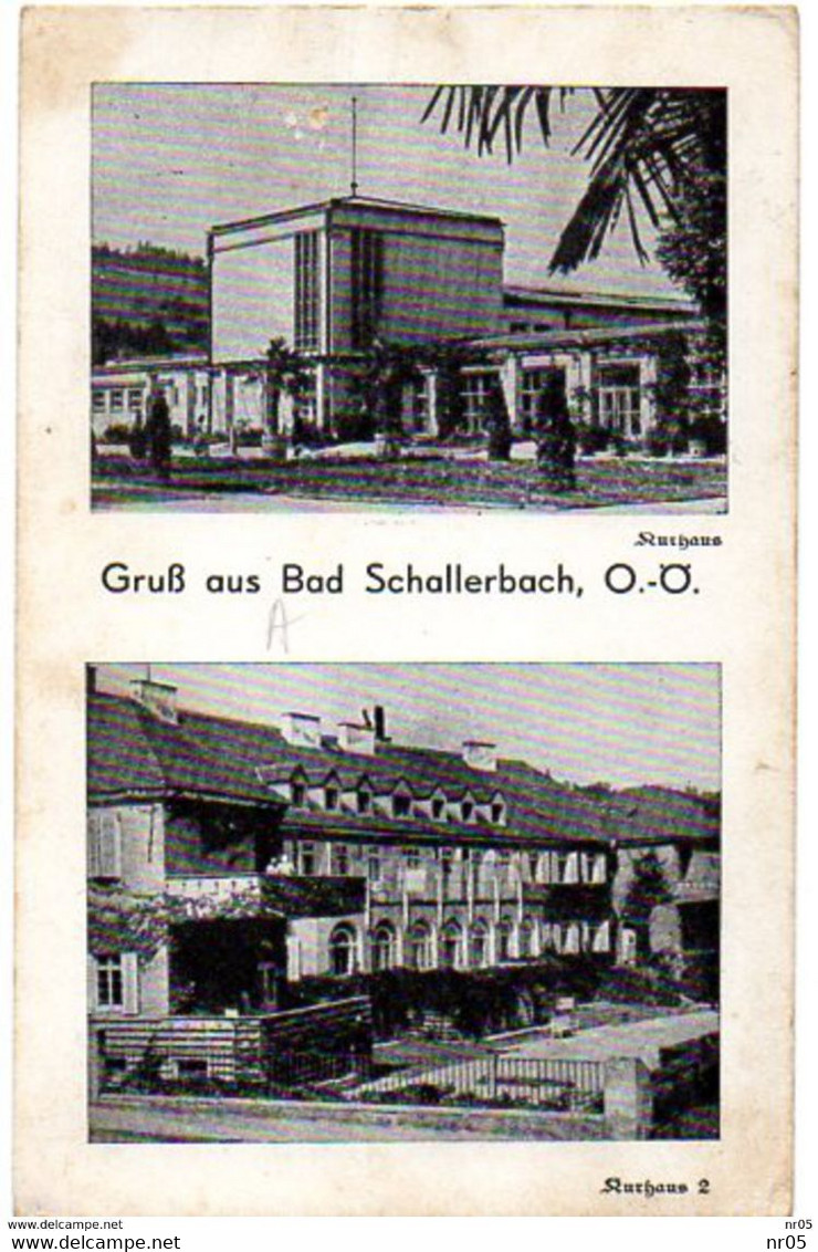AUTRICHE - OSTERREICH  -  Gruss Aus Bad Schallerbach ( Carte Double Vue ) - Bad Schallerbach