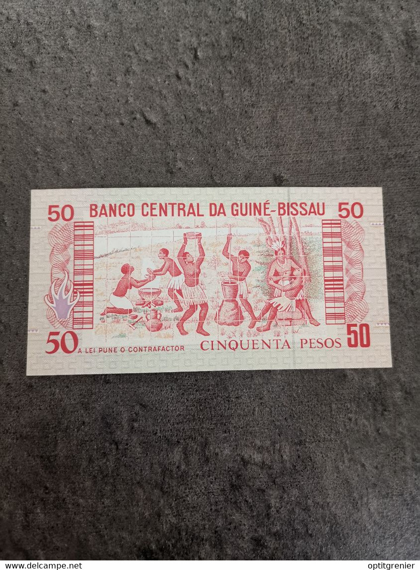 BILLET 50 PESOS 1990 GUINEA BISSAU GUINEE / NOTE BANKNOTE - Guinea-Bissau