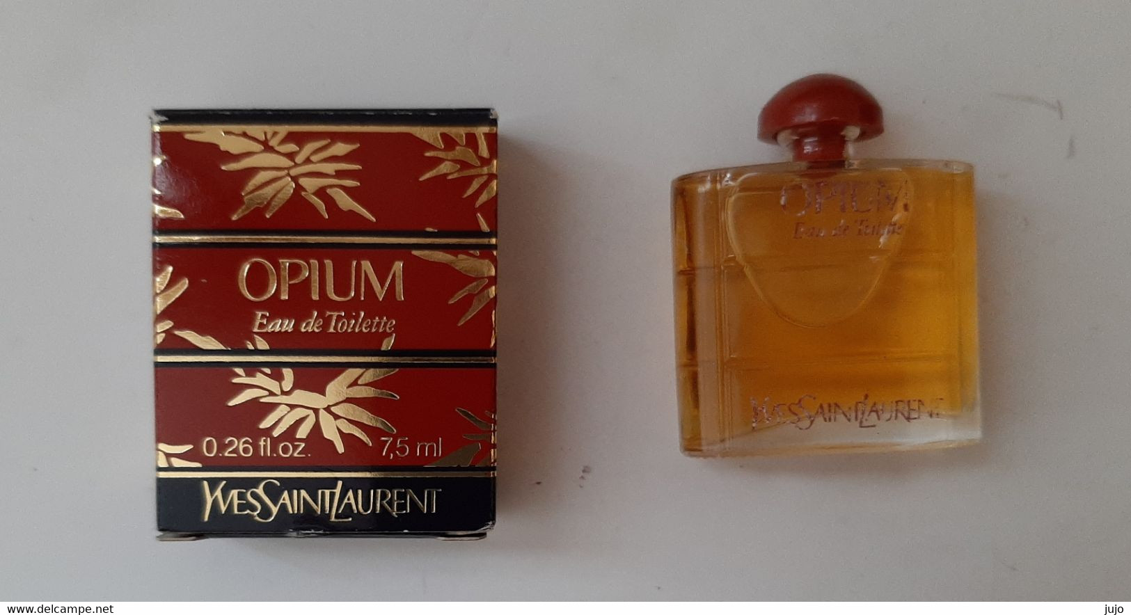 Autres Collections - Miniature  7.5ml  - Eau De Toilette - Opium - Yves Saint Laurent - Miniaturen Flesjes Heer (met Doos)