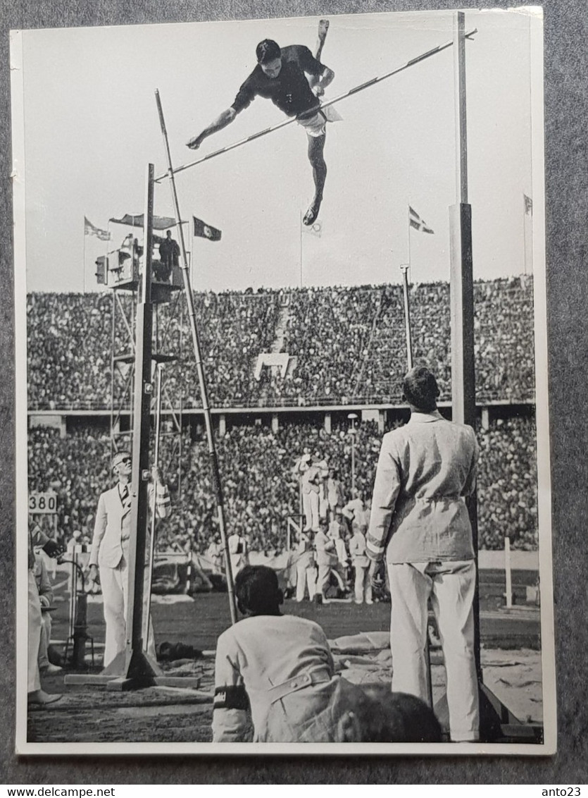 OLYMPIA 1936 BERLIN - Olympic Games - Athletics - Pole Jump - Japan OE - Foto - 12 X 17 - Tarjetas