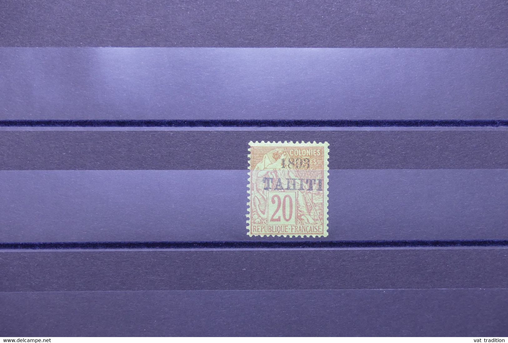 TAHITI - N° Yvert 25 - Type Groupe Surchargé - Neuf - L 123008 - Unused Stamps
