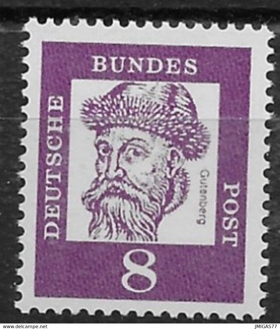 ALLEMAGNE (République Fédérale) N° 222a Neuf ** - Unused Stamps