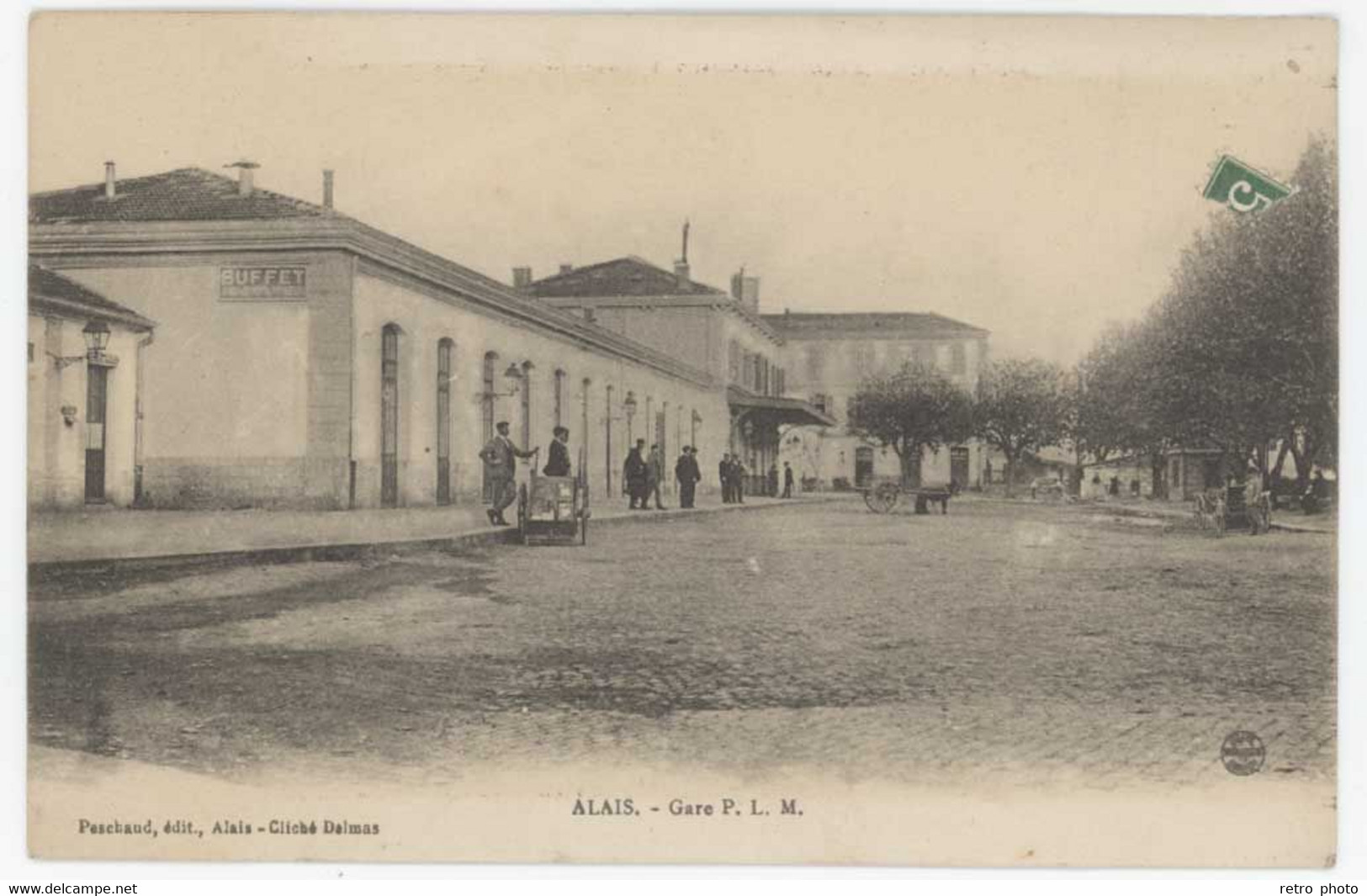 Cpa Alais ( Alès ) - Gare P.L.M. - Alès