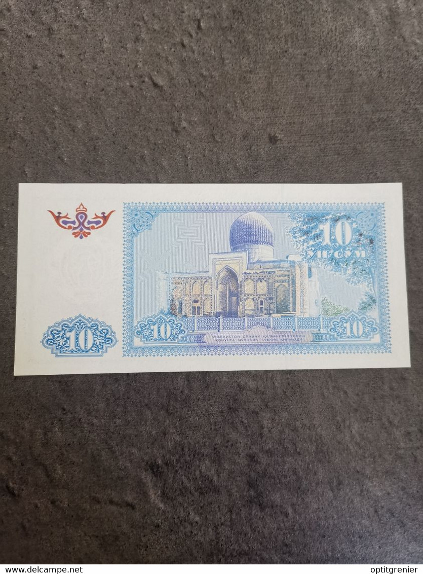 BILLET 10 SUM 1994 UZBERKISTAN / NOTE BANKNOTE - Other - Asia