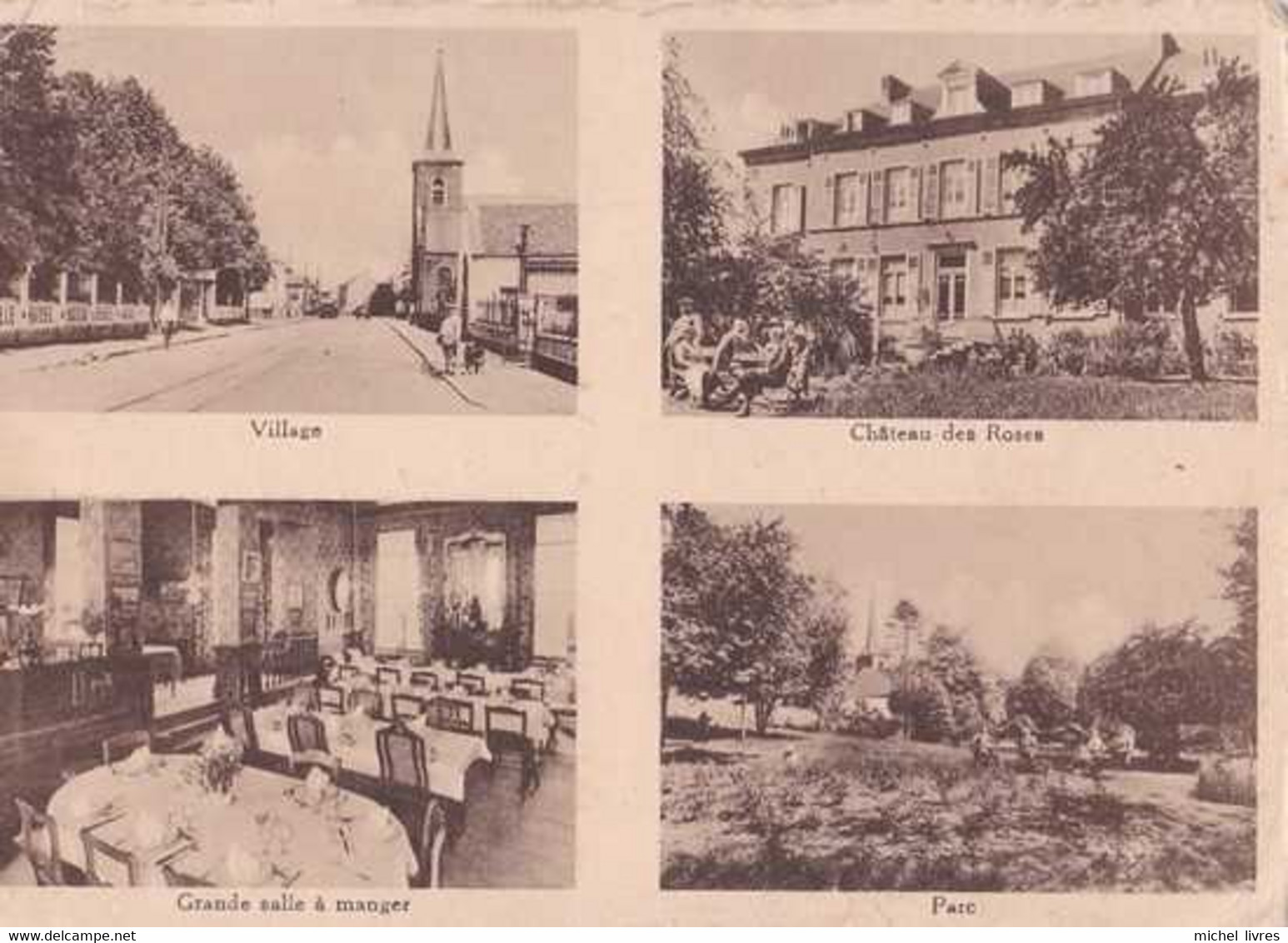 Gistoux - Château Des Roses - Multivues  - Circulé En 1936 - Chaumont-Gistoux - TBE - Chaumont-Gistoux