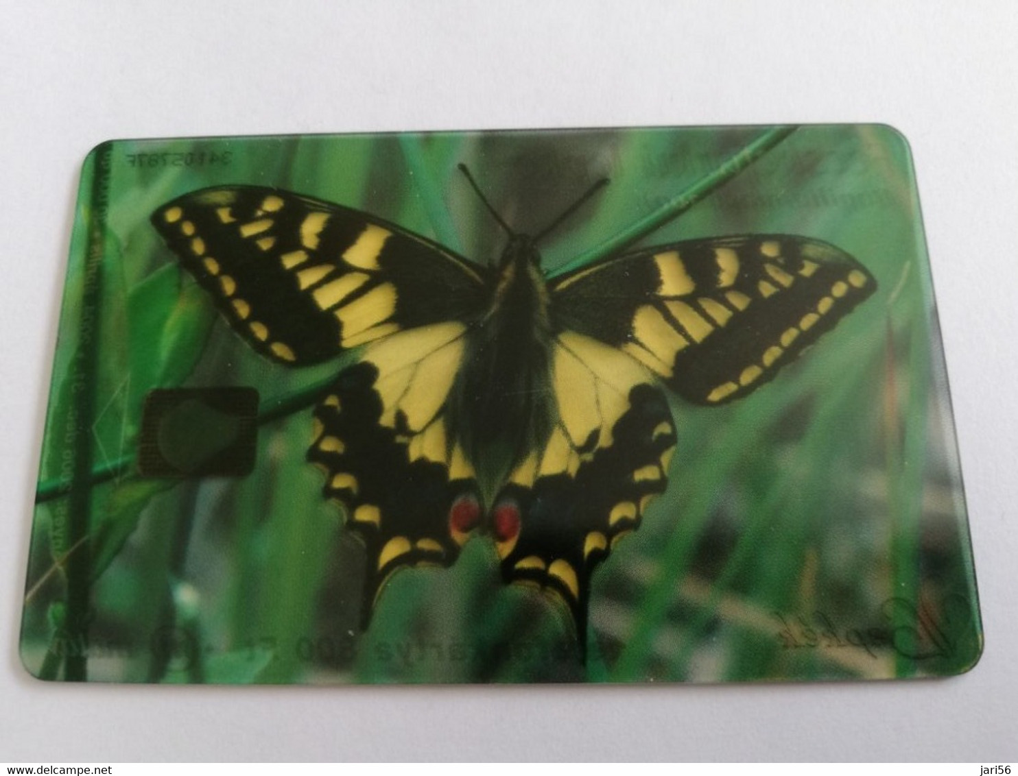 HONGARIA  800FT    CHIP CARD  TRANSPARANT BUTTERFLY      Fine Used    **9636** - Ungarn