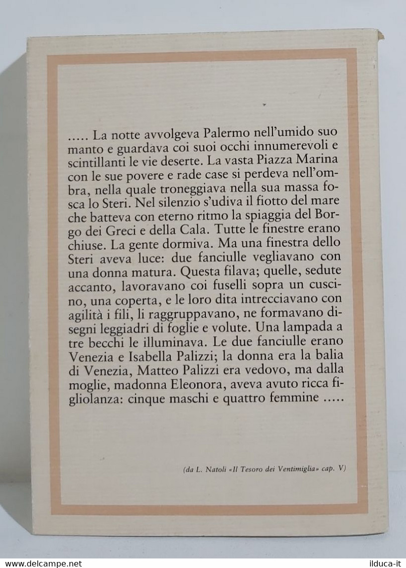 I106307 V Luigi Natoli - Il Tesoro Dei Ventimiglia - Flaccovio 1981 - Novelle, Racconti