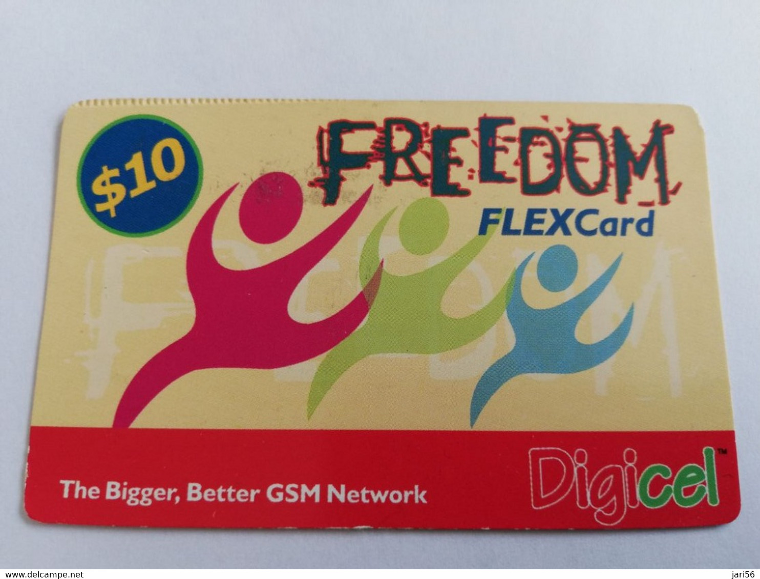 BARBADOS   $10   DIGI CEL FLEXCARD 07-01-2009   Prepaid Fine Used Card  **9642** - Barbados