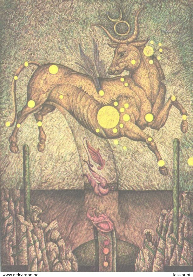 V.Staniševski:Signs Of The Zodiac, Taurus, 1984 - Astronomie