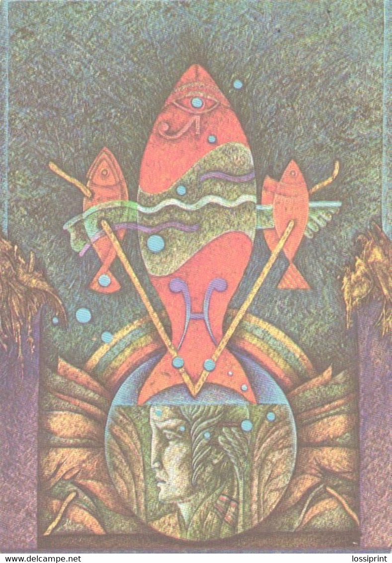 V.Staniševski:Signs Of The Zodiac, Fishes, 1984 - Astronomie