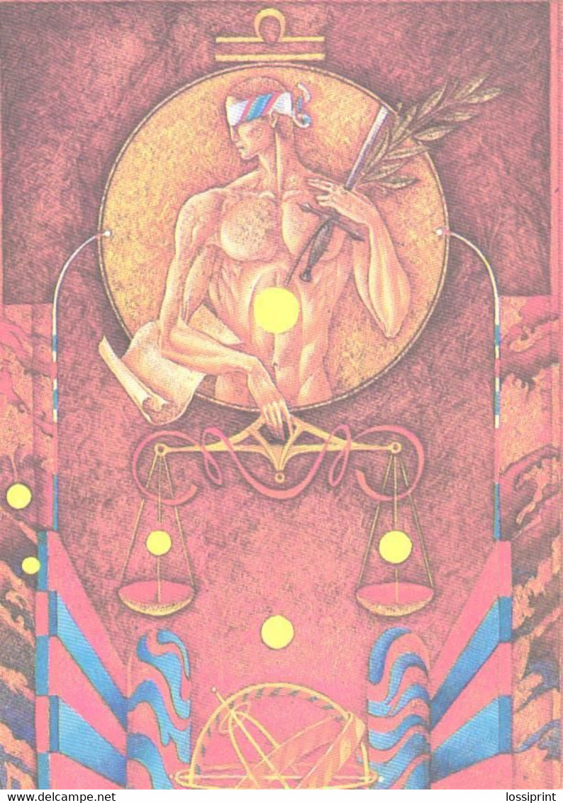 V.Staniševski:Signs Of The Zodiac, Libra, 1984 - Astronomie