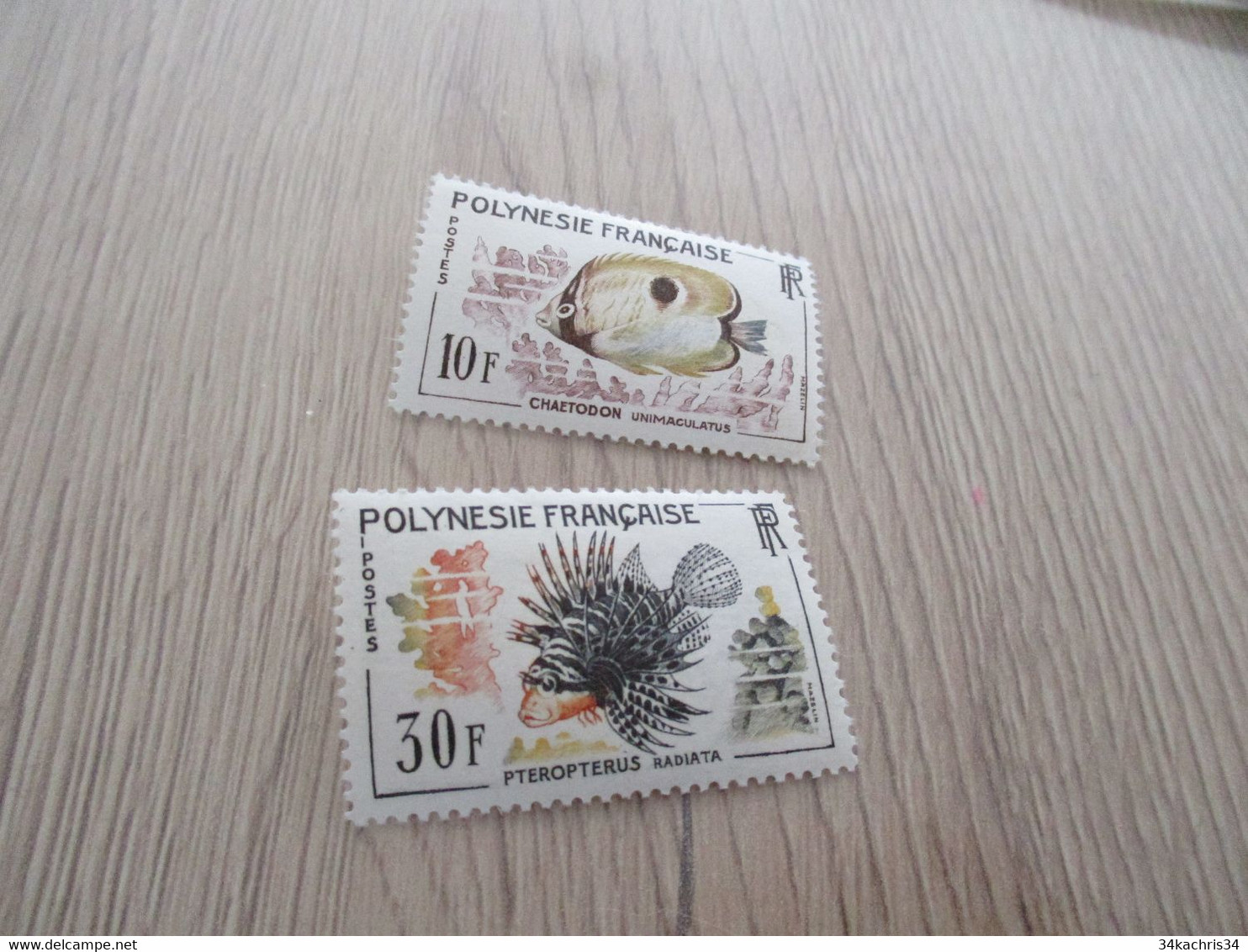 POLYNESIE FRANCAISE N° 19 Et 20 Charnière - Unused Stamps