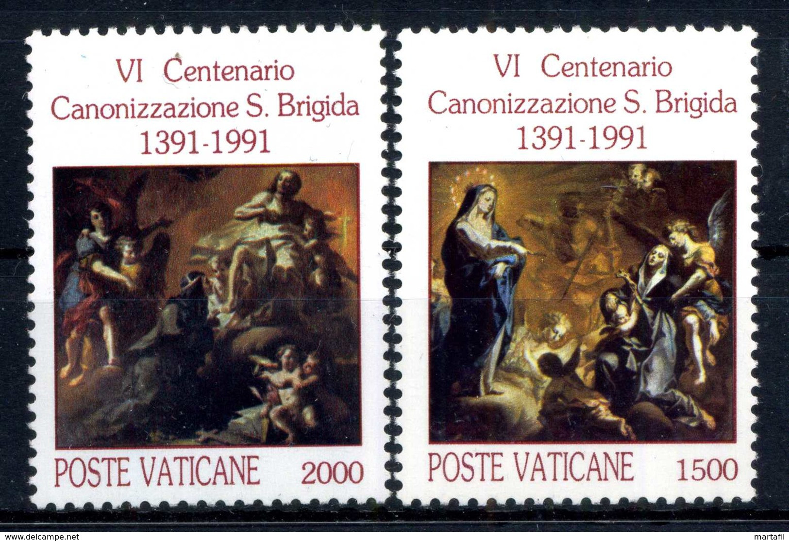 1991 VATICANO SET MNH ** - Nuevos