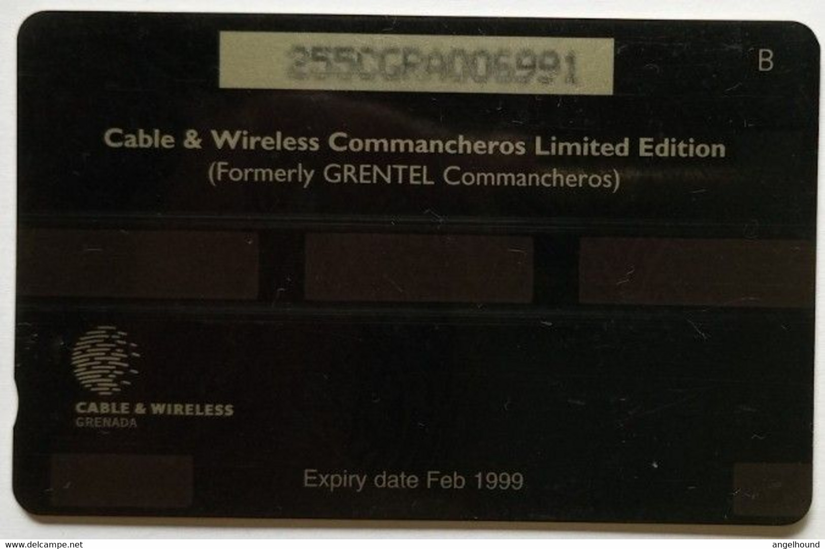 Grenada Cable And Wireless EC$10 255CGRA "Band ( Formerly Grentel Commancheros)" - Grenade