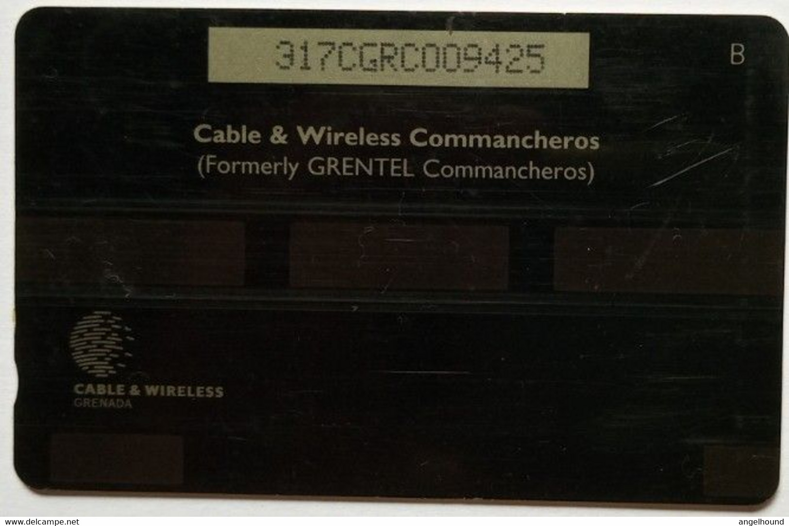 Grenada Cable And Wireless EC$10 317CGRC " Band - Formerly Grentel Commancheros" - Grenade