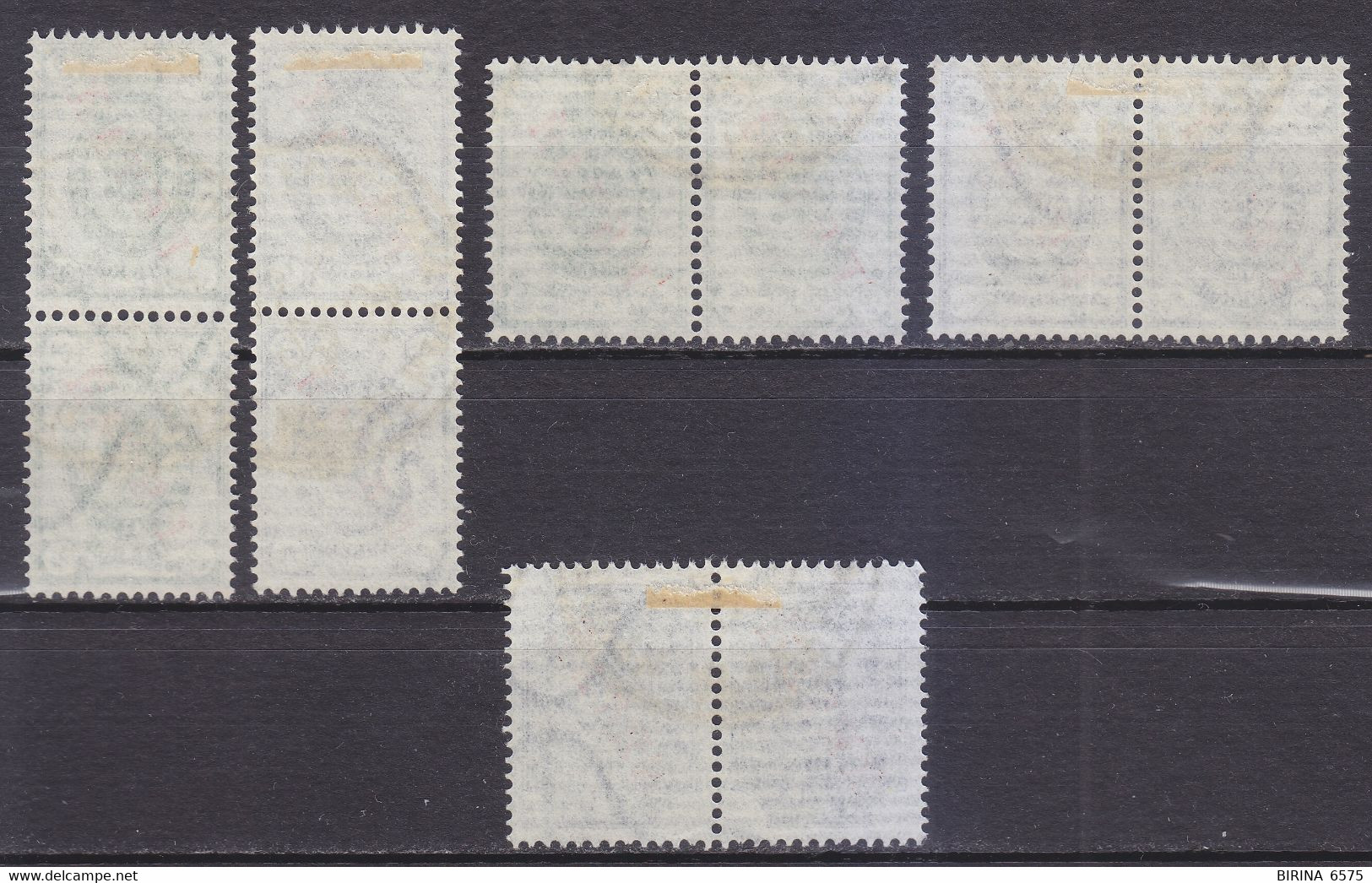 Russian PO In China. 1900 "Port Arthur" Cancellation. 5 Pairs - M - Chine