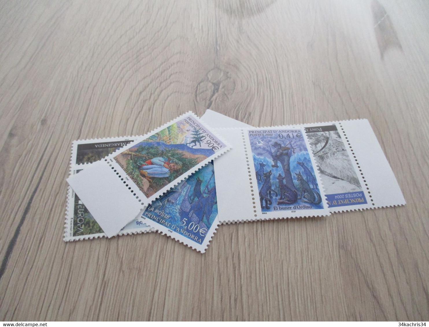ANDORRE Lot De 10€ De Faciale - Unused Stamps
