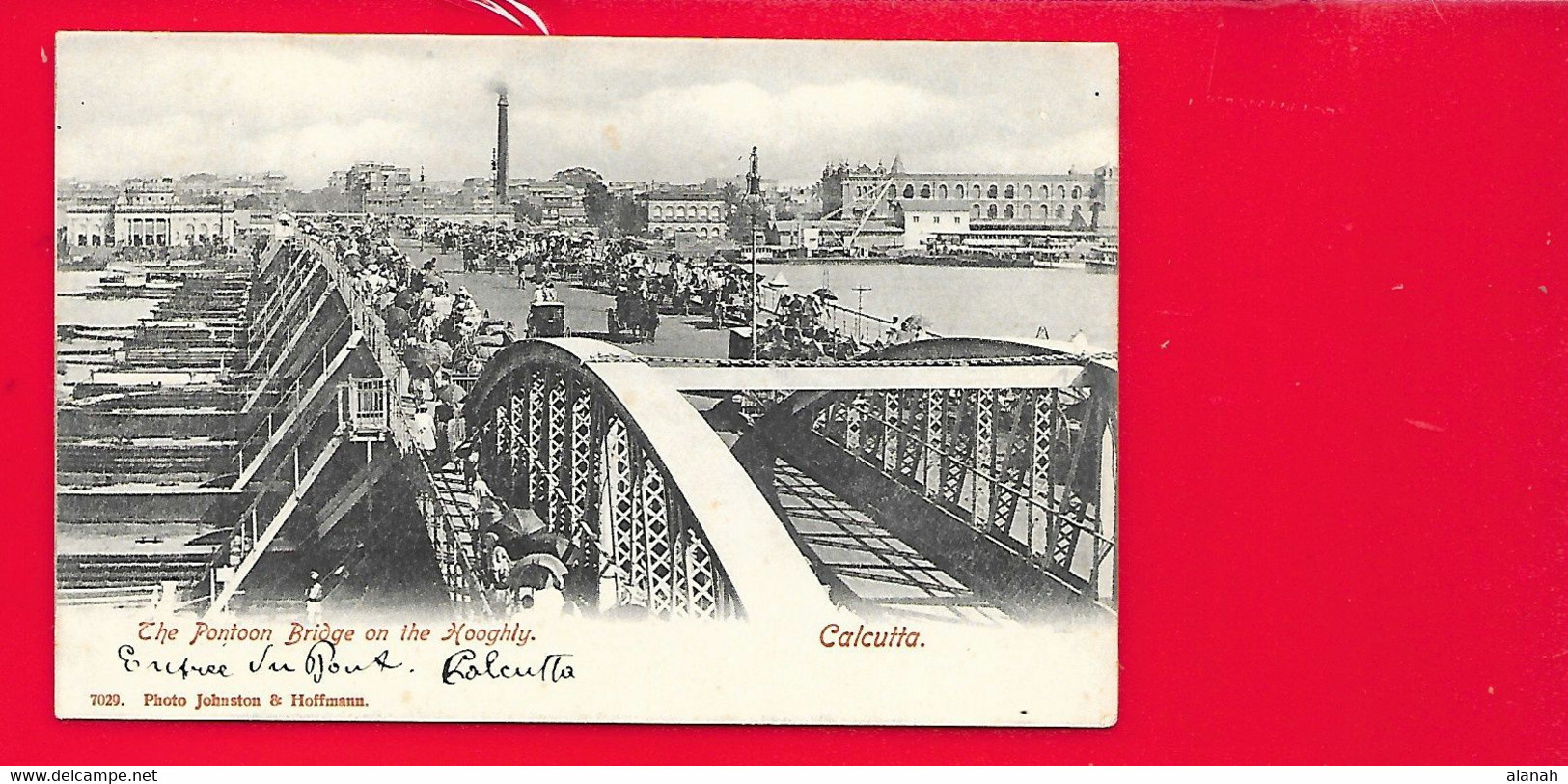 CALCUTTA The Pontoon Bridge On The Hooghly Inde - Indien